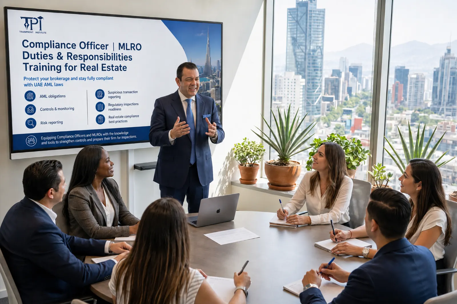 Compliance Officer | MLRO Duties & Responsibilities Training for Real Estate – RERA & DLD Aligned — Train Point Institute Dubai